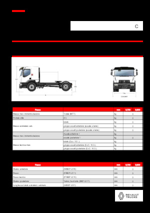 Тягачі Renault C CAB2300 460 4X2 T E6