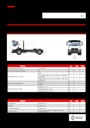 Тягачі Renault C CAB2300 460 4X2 T E6
