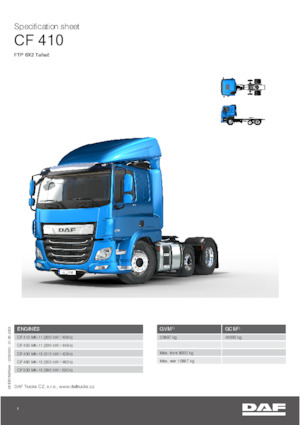 Тягачі DAF CF 410 FTP