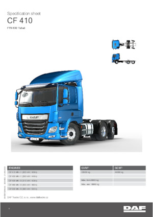 Тягачі DAF CF 480 FTN