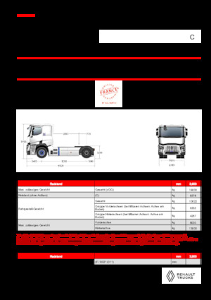 Тягачі Renault E-TECH C - T4x2 ROAD