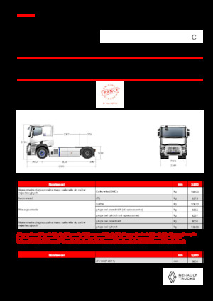 Тягачі Renault E-TECH C - T4x2 ROAD