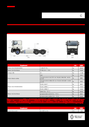 Тягачі Renault E-TECH C - T6x4 OFF ROAD