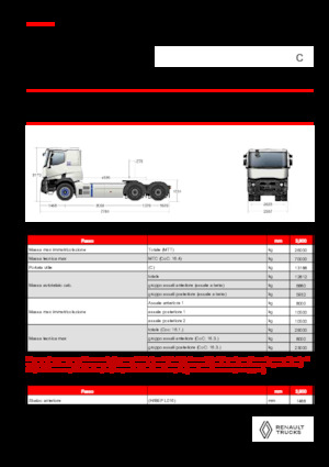 Тягачі Renault E-TECH C - T6x4 OFF ROAD