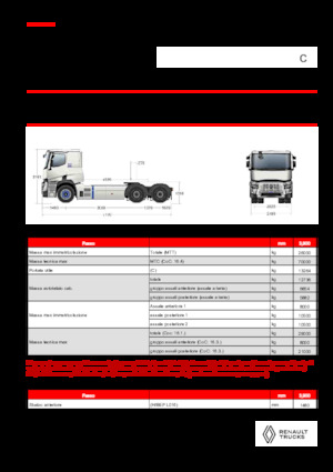 Тягачі Renault E-TECH C - T6x4 ROAD