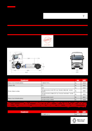 Тягачі Renault E-TECH T - T4x2