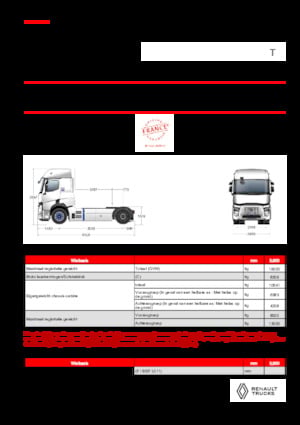 Тягачі Renault E-TECH T - T4x2