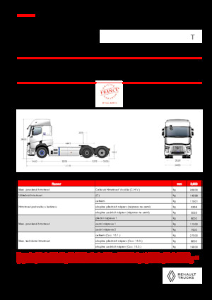 Тягачі Renault E-TECH T - T6x2 TAG