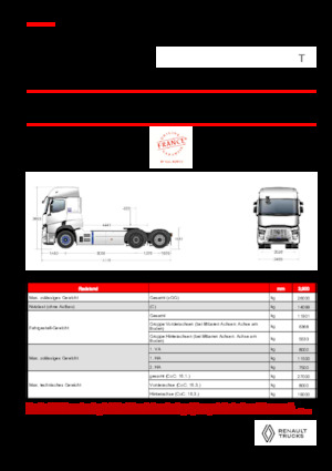Тягачі Renault E-TECH T - T6x2 TAG