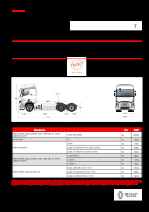 Тягачі Renault E-TECH T - T6x2 TAG