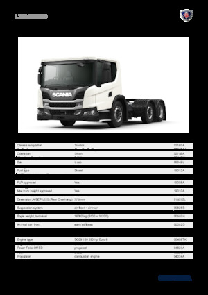 Тягачі Scania L 280 A6x2/4NB