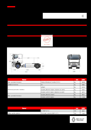 Тягачі Renault RT E-TECH C - T4x2 ROAD
