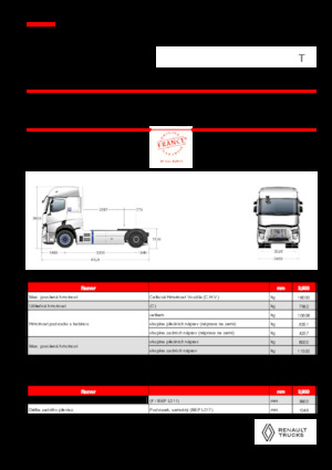 Тягачі Renault RT E-TECH T - T4x2