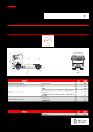 Тягачі Renault RT E-TECH T - T4x2