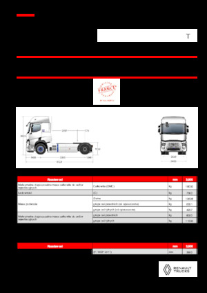 Тягачі Renault RT E-TECH T - T4x2