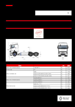 Тягачі Renault RT E-TECH T - T6x2 TAG