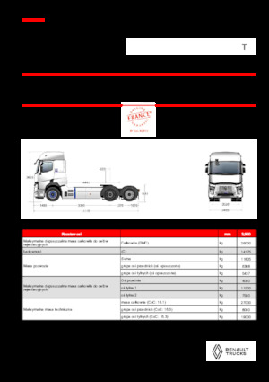 Тягачі Renault RT E-TECH T - T6x2 TAG