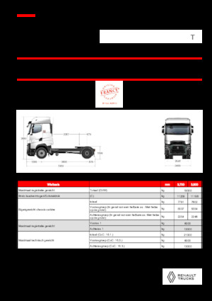 Тягачі Renault T HIGH T4X2 13L E6