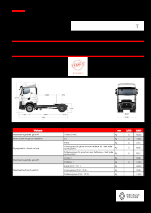 Тягачі Renault T HIGH T4X2 LOW 13L E6