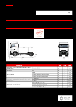 Тягачі Renault T HIGH T4X2 LOW 13L E6