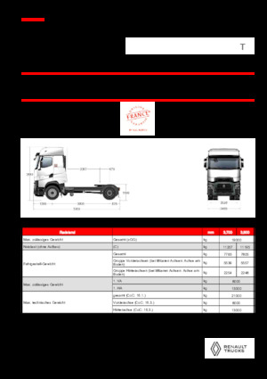 Тягачі Renault T HIGH T4X2 MAXISPACE 13L E6
