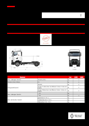 Тягачі Renault T HIGH T4X2 X-LOW 13L E6