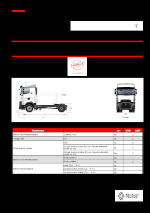 Тягачі Renault T HIGH T4X2 X-LOW 13L E6