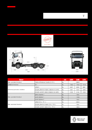 Тягачі Renault T HIGH T6X2 LOW 13L E6