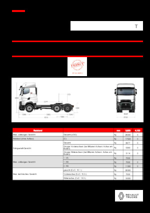 Тягачі Renault T HIGH T6X2 PUSHER 13L E6