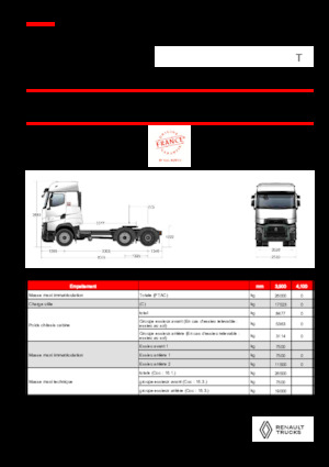 Тягачі Renault T HIGH T6X2 PUSHER 13L E6