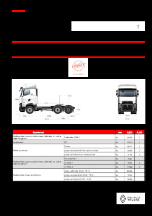 Тягачі Renault T HIGH T6X2 PUSHER 13L E6