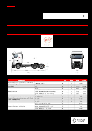Тягачі Renault T HIGH T6X2 TAG 13L E6