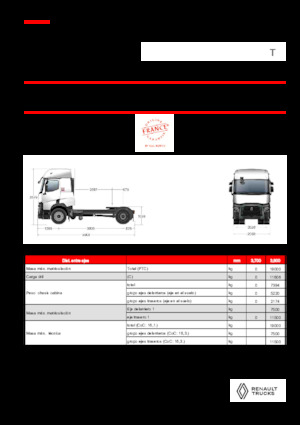 Тягачі Renault T T4X2 LOW 11L E6