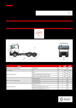 Тягачі Renault T T6X2 PUSHER 13L E6