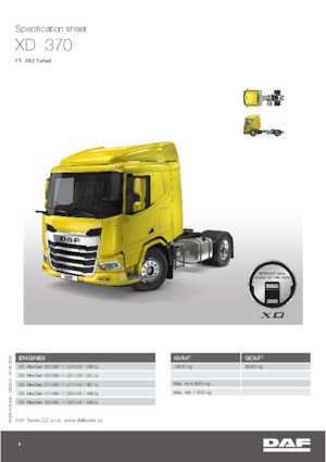 Тягачі DAF XD 370 FT