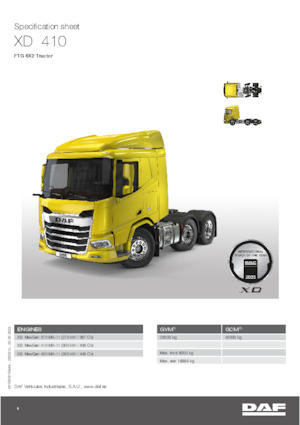 Тягачі DAF XD 370 FTG