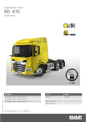 Тягачі DAF XD 370 FTN