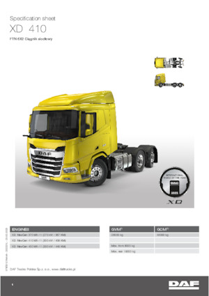 Тягачі DAF XD 370 FTN