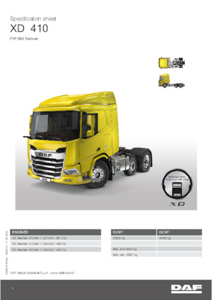 Тягачі DAF XD 410 FTP