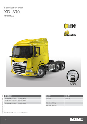 Тягачі DAF XD 410 FTT