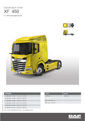 Тягачі DAF XF 480 FT