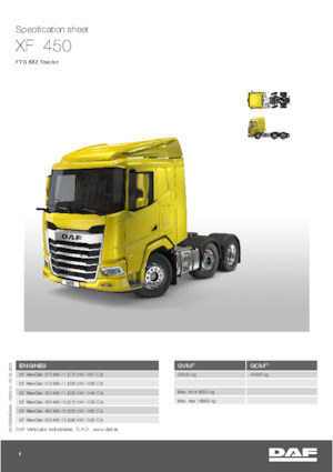 Тягачі DAF XF 410 FTG