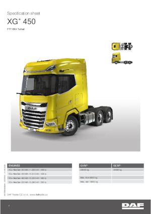 Тягачі DAF XG+ 450 FTT