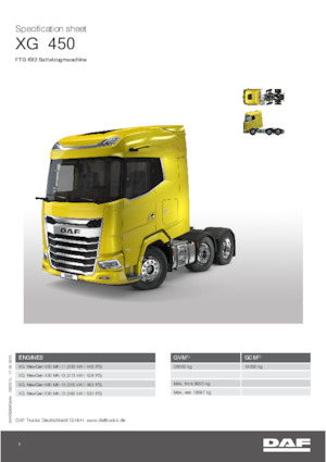 Тягачі DAF XG 530 FTG