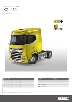 Тягачі DAF XG 480 FT