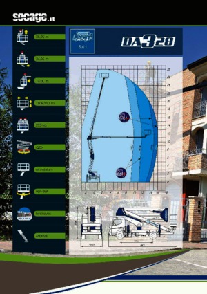 Причіпні підйомники з шарнірною стрілою Socage DA 328 forSte