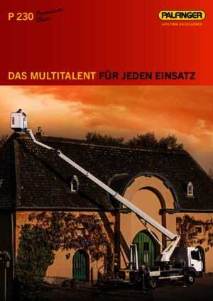 Автовишки з телескопічною стрілою Palfinger P 230