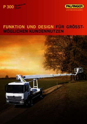 Автовишки з телескопічною стрілою Palfinger P 300