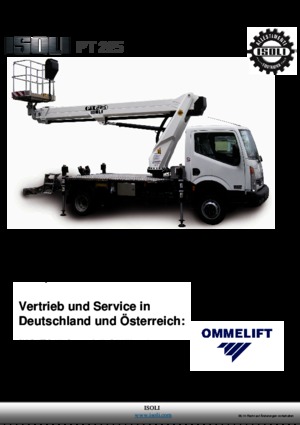 Автовишки з телескопічною стрілою ISOLI PT 225