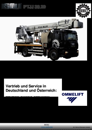 Автовишки з телескопічною стрілою ISOLI PTJJ36.29